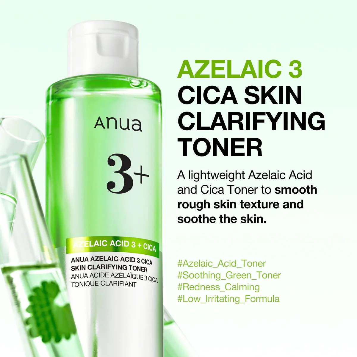 Azelaic Acid 3 Cica Skin Clarifying Toner 250mL - Image 2