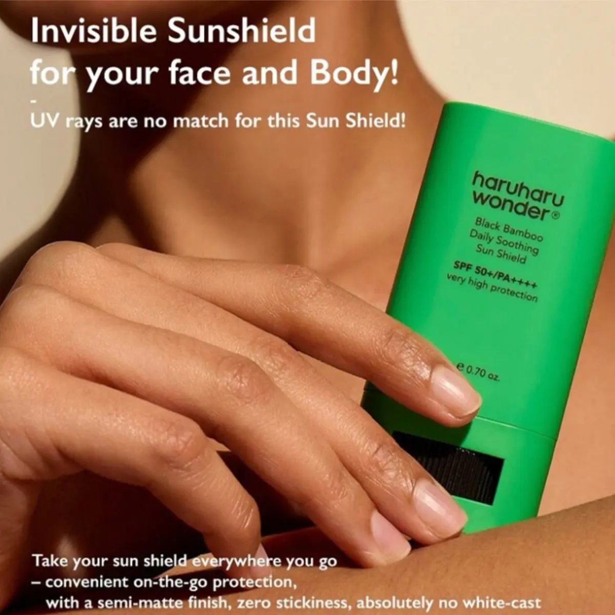 Black Bamboo Daily Soothing Sun Shield - Image 3