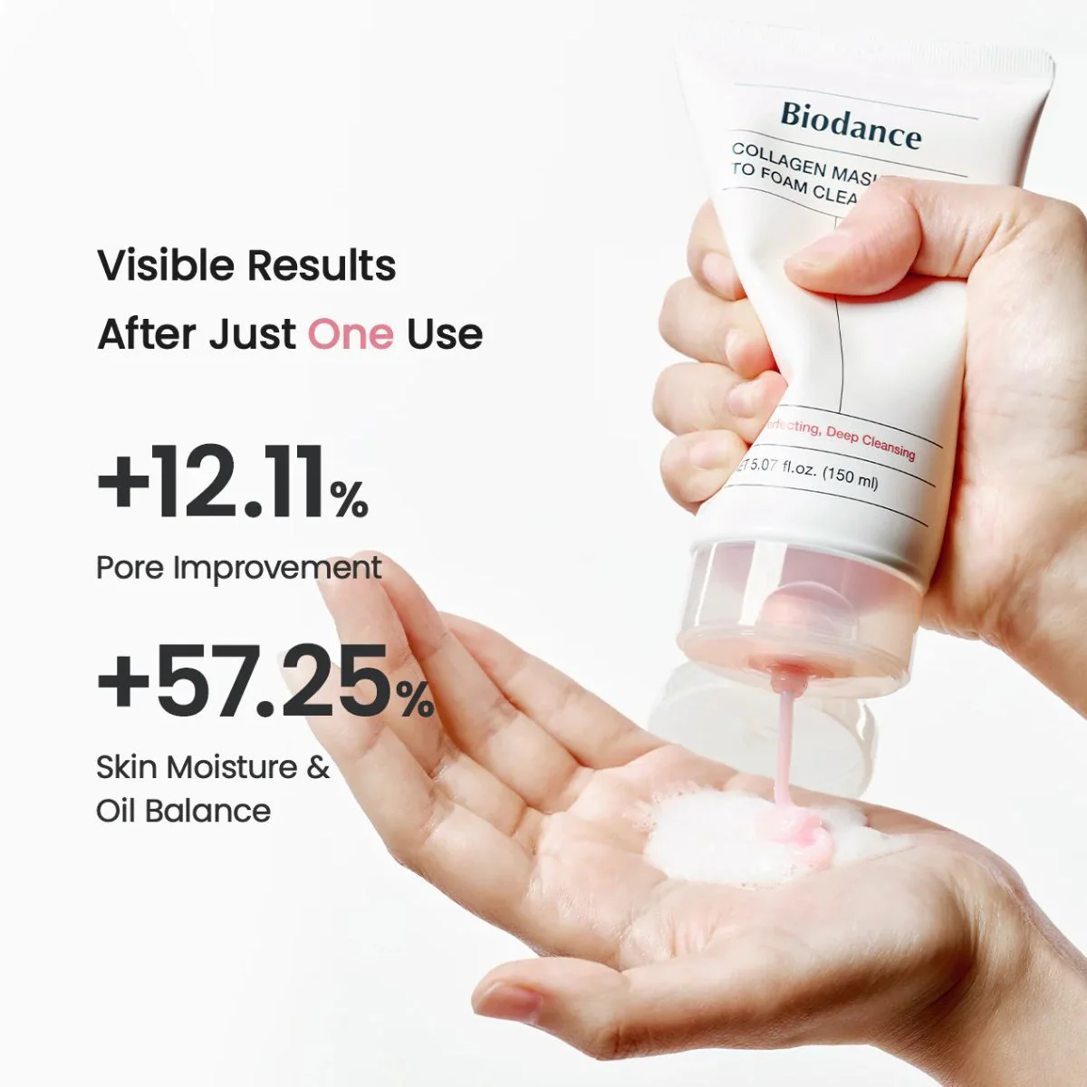 Collagen Mask To Foam Cleanser 150mL - Image 5