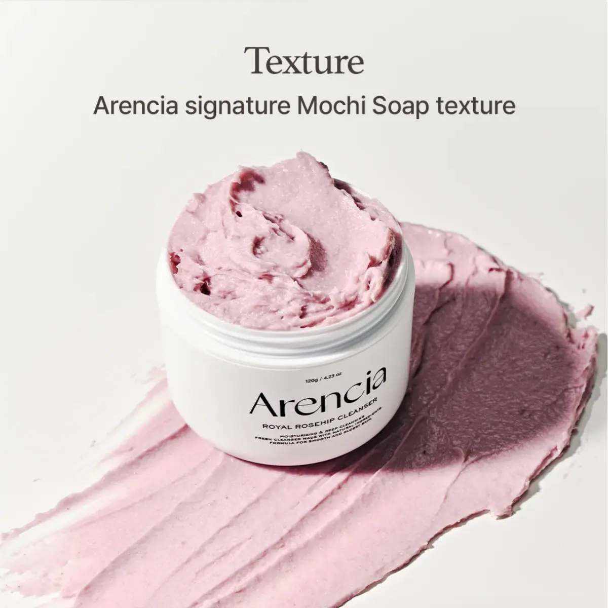 Fresh Rosehip Rice Mochi Cleanser 120g - Image 5