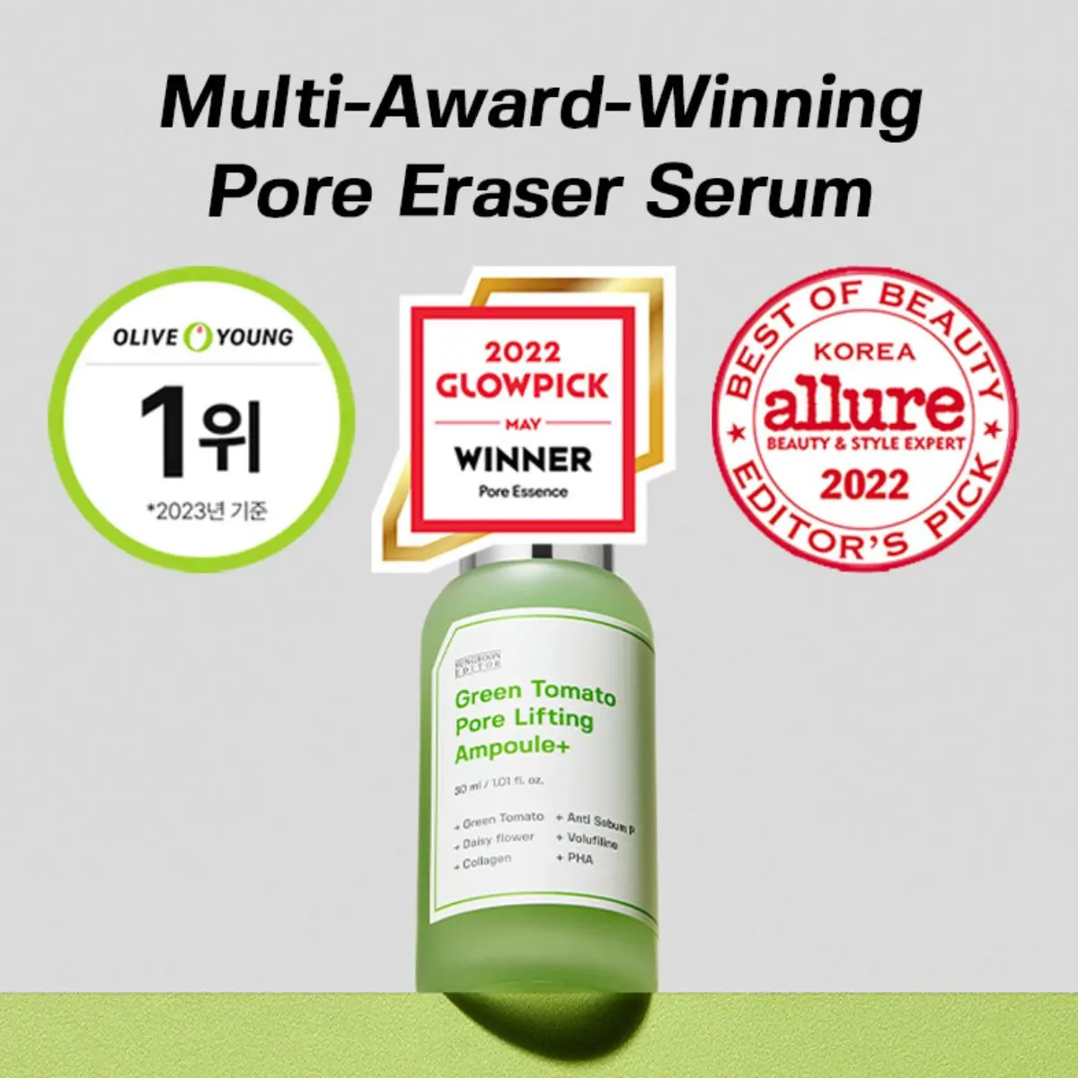 Green Tomato Pore Lifting Ampoule+ 30mL - Image 3