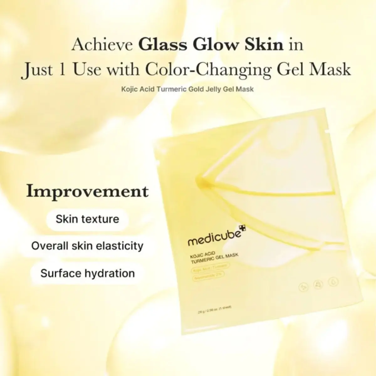 Kojic Acid Turmeric Brightening Gel Mask 4ea - Image 4