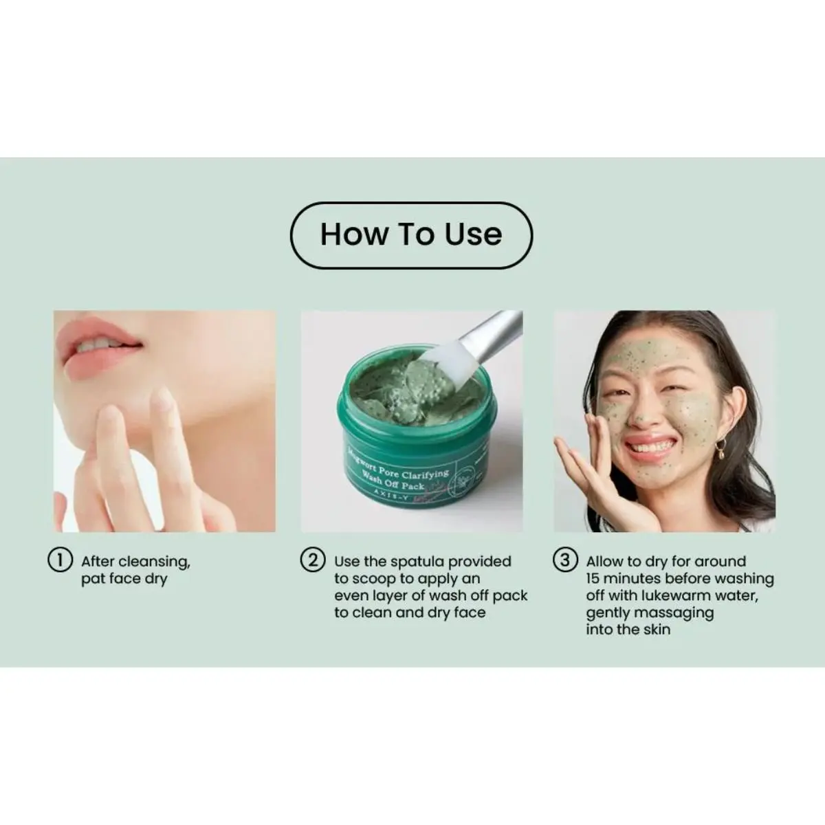 Mugwort Pore Clarifying Wash Off Pack 100mL - Image 4