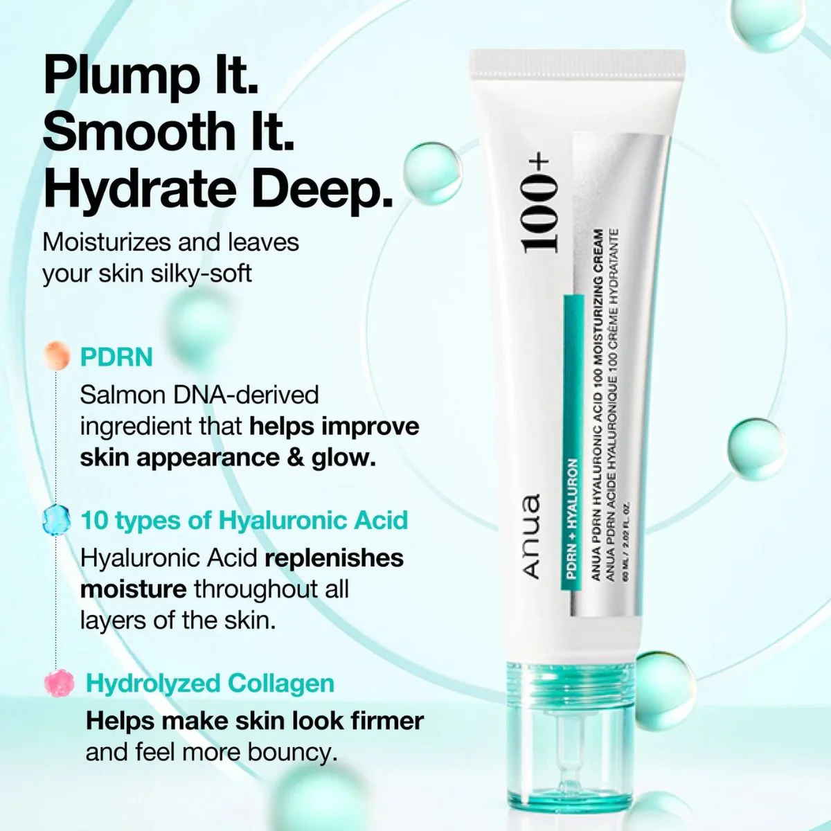 PDRN Hyaluronic Acid 100 Moisture Cream 60mL - Image 3