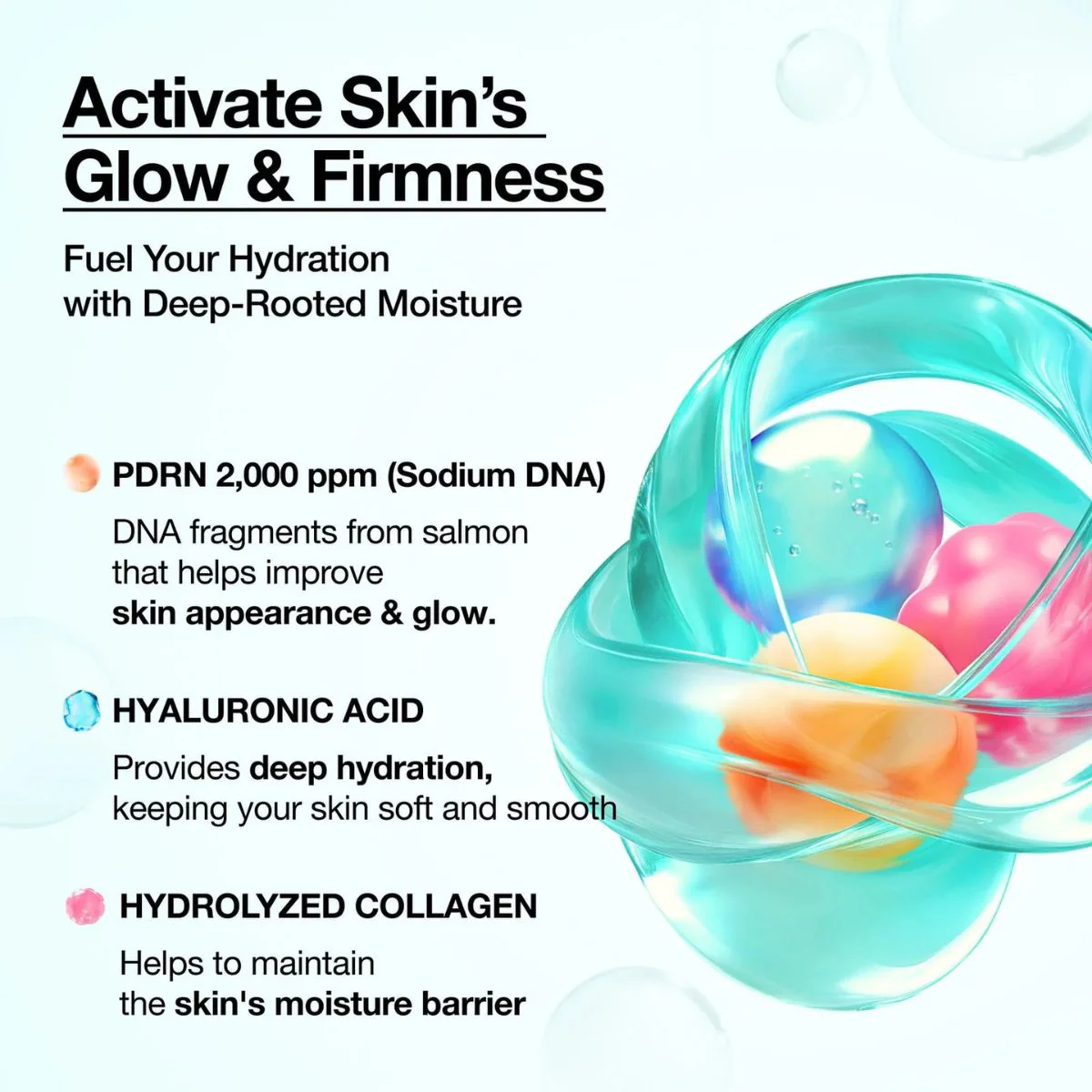PDRN Hyaluronic Acid Hydrating Capsule Mist 100mL - Image 4