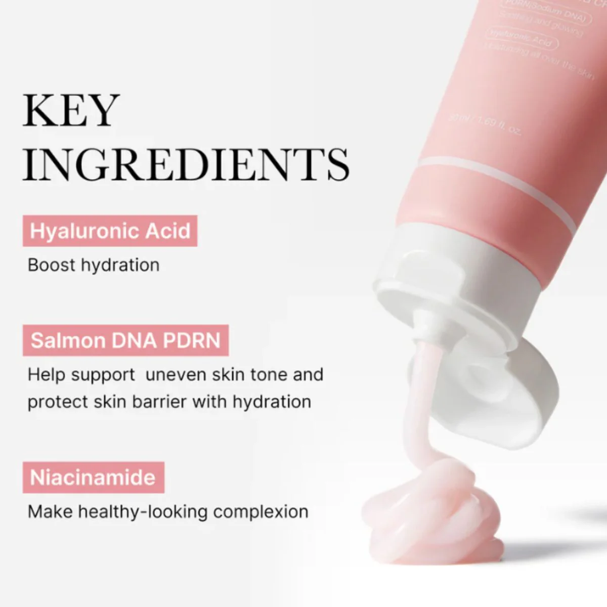 PDRN Pink Hyaluronic Moisturizing Cream 50mL - Image 2