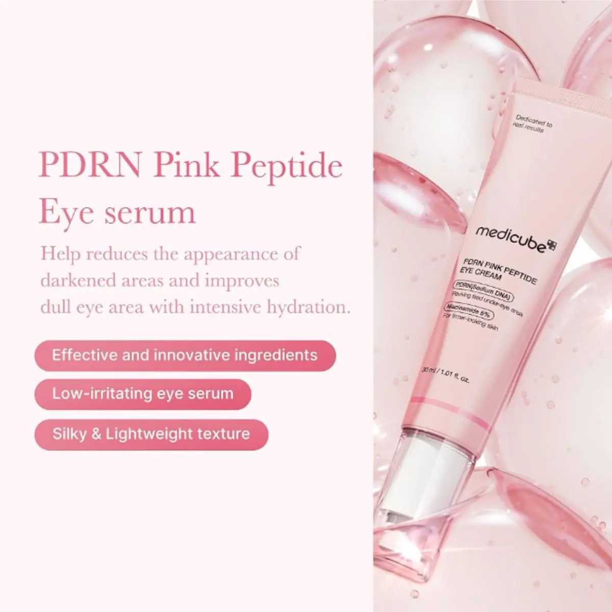 PDRN Pink Peptide Eye Cream 30mL - Image 2