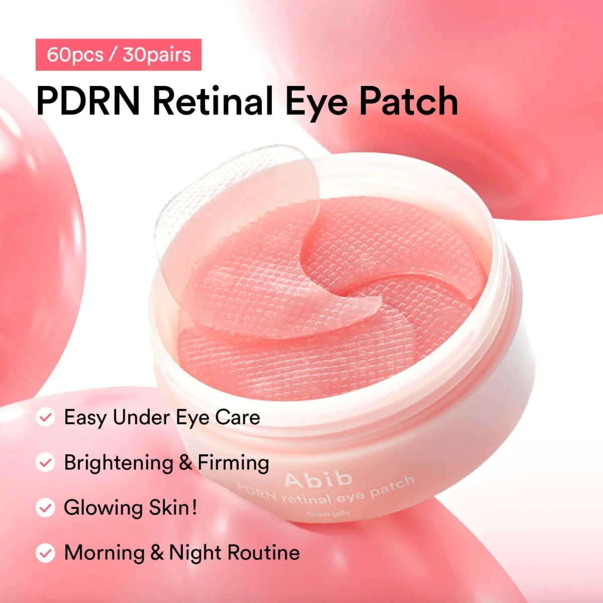 PDRN Retinal Eye Patch Glow Jelly 60ea - Image 6