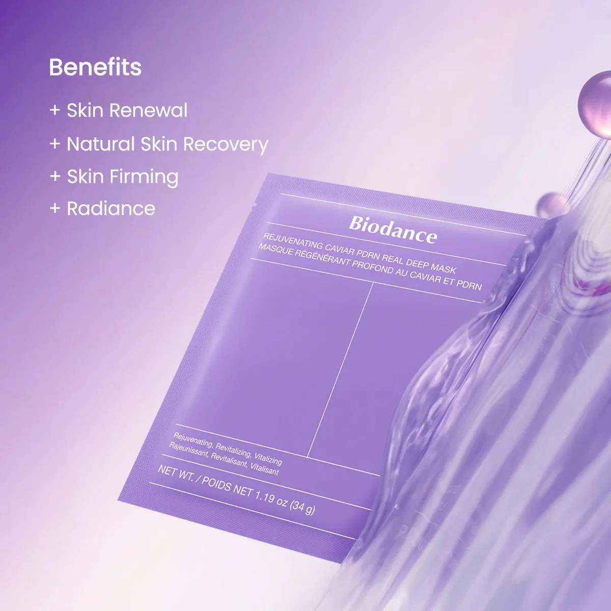 Rejuvenating Caviar PDRN Real Deep Mask - Image 4