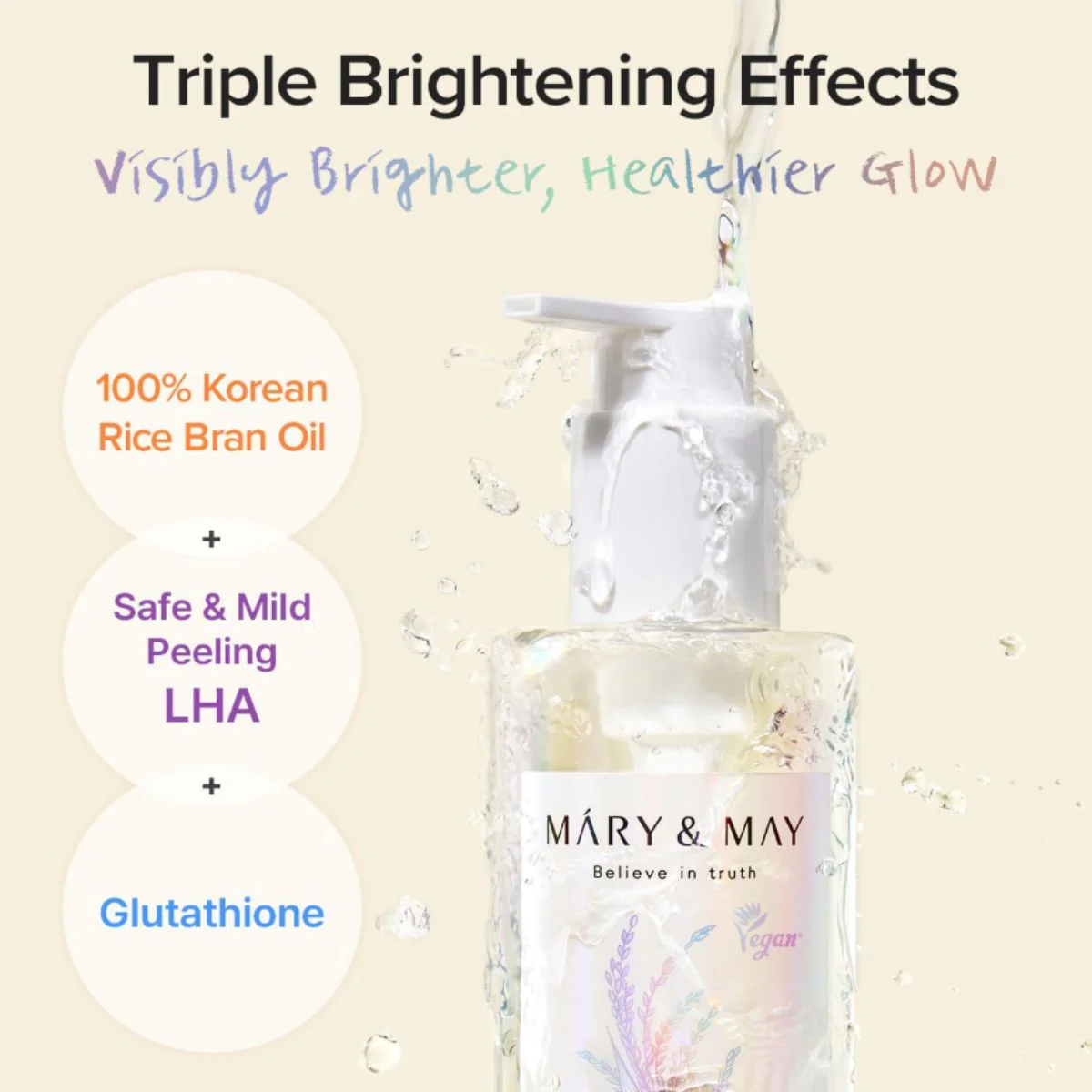 Rice Glutathione LHA Cleansing Oil 200mL - Image 4