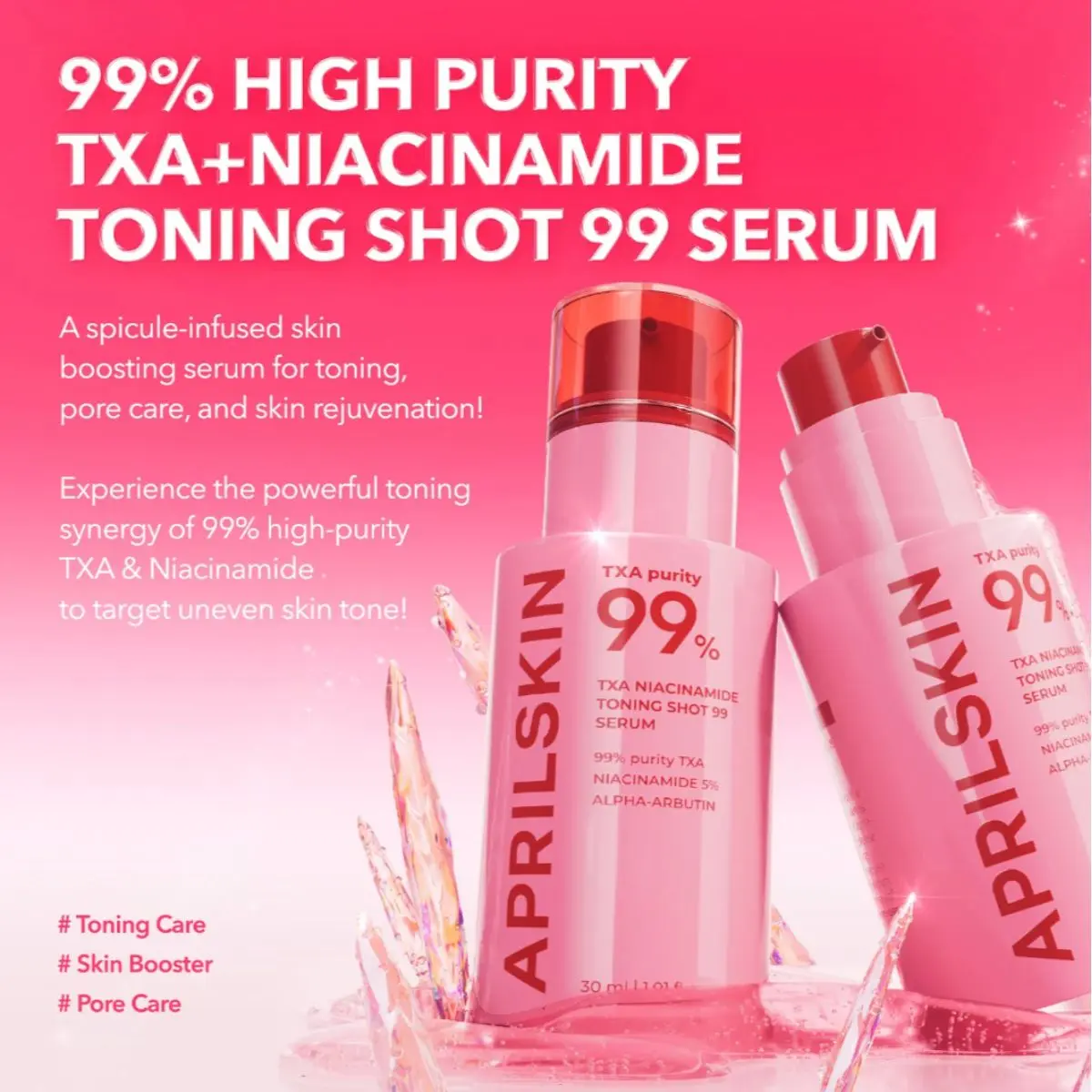 TXA Niacinamide Toning Shot 99 Serum 30mL - Image 4