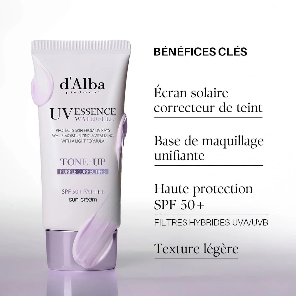 Waterfull Tone-Up Purple Correcting Sun Cream 50mL - Image 3